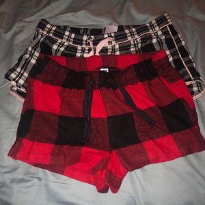 2 for 1 Flannel Pajama Shorts